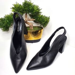 Mark Fisher ladies Leather Albena Pump, Size 8.5M